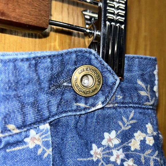 Vintage Liz Claiborne Lizwear Cotton Wrap Skirt Size 14 - Picture 4 of 6